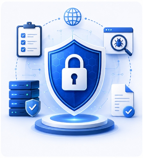 Cybersecurity Solutions Illustration