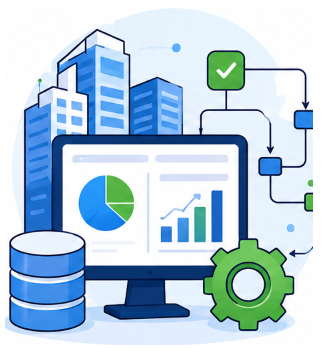Enterprise Solutions Illustration